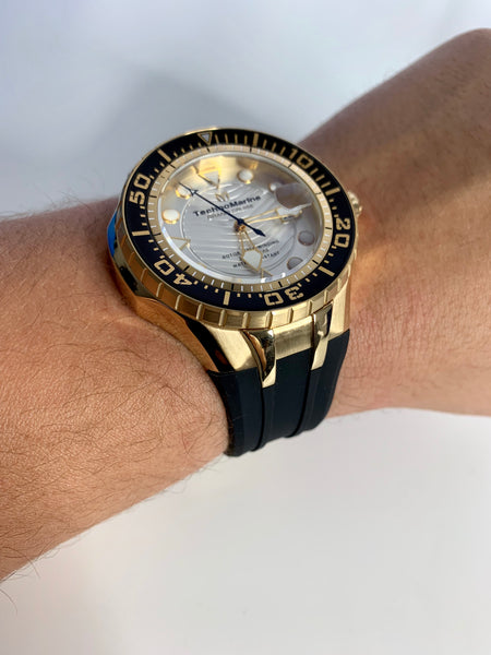 NEW Technomarine TM-118089 Grand Cruise Blue Reef Gold